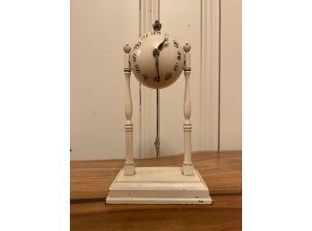 Antique 1939 World's Fair Baseball Ball Clock With Pendulum #6646