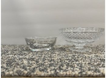 Orrefors & Crystal Dish Waterford (?)