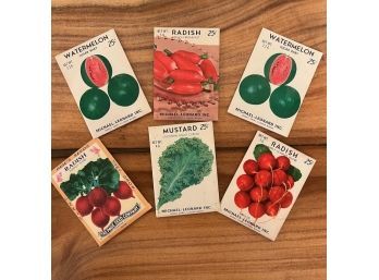 14 Vintage Seed Packets