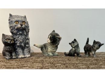 4 Gray Goebel Kittens