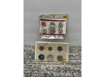 1965-SS, 1976, 2 Sets Of 1979 Uncirculated Coins In Package