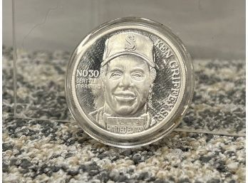 Ken Griffey SR & JR Silver Coin