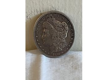 1881-S  Morgan Silver Dollar