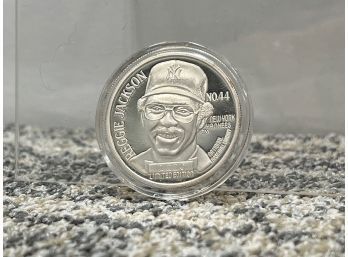 Reggie Jackson Silver Coin
