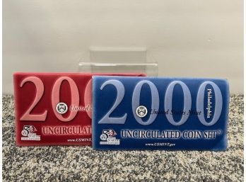 Set Of 4 Uncirculated Coins Sets 1999 & 2000