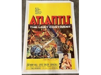 Vintage Original,  Metro-Goldwyn Mayer Presents A George Pal Production 'Atlantis The Lost Continent'