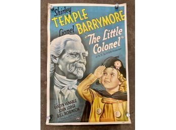 Original Vintage Poster Shirley Temple & Lionel Barrymore 'The Little Colonel'