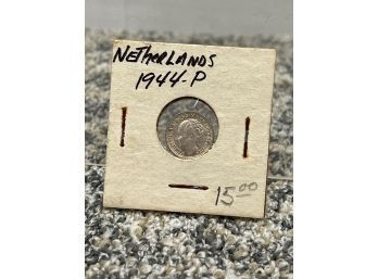 1944 - P Netherlands 10 Cents