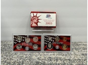 2003 United States Mint Silver Quarter Proof Set