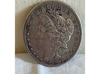 1885 Silver Morgan Dollar