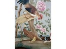Large Floral And Rooster Painting