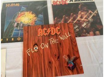 Def Leppard Pyromania, AC/DC'74 Jailbreak, Fly On The Wall