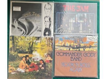 The Jam , See Jungle, Chilliwack, Commander Cody Lot Of 5 Lps