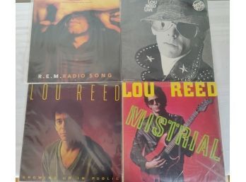 Lou Reed, R.E.M. Lot Of 4 Lps