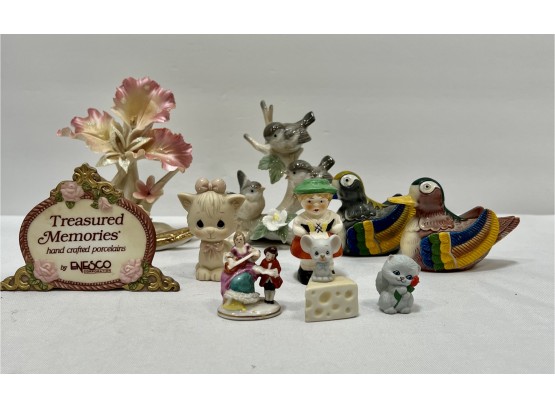 Lot Of 9 Figurines & Misc.