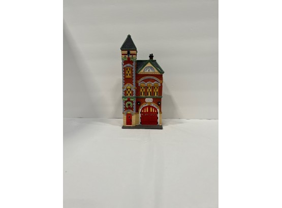Department 56 Heritage Village Collection 'Red Brick Fire Station'