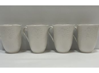 4 Lenox Coffee Mugs