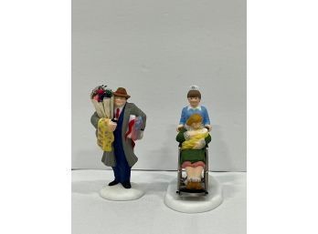 Department 56 Heritage Village Collection 'Bringing Home The Baby'
