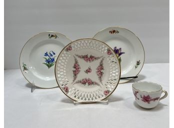 Meissen Lot Of 3 And One Germany
