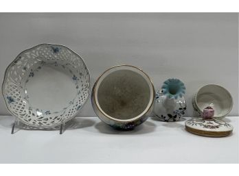 5 Piece Set Hand Painted Dishes