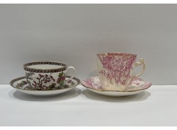 Spode Copeland Indian Tree Cup And Saucer & England Cup & Saucer
