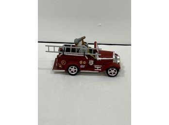 Department 56 Heritage Village Collection 'city Fire Dept Fire Truck'