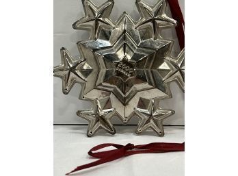 Lenox Gorham 2000 Silver Plated Snowflake Ornament