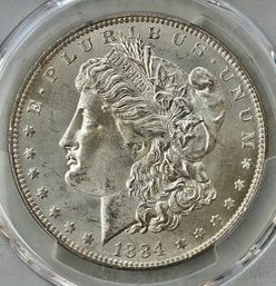 1884 O Morgan Dollar MS64 Graded By PCGS