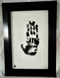 Numbered 6/100 Is The Handprint Of An Orangutang Living At The Denver Zoo 15 X 21