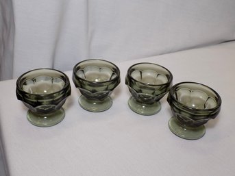 Set Of 4 Vintage Juice Glasses 3 Inches Tall