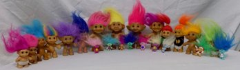Colorful Troll Dolls