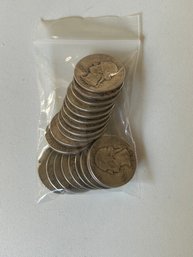 5.00 Face Value Silver Quarters Mixed Dates 1932-1964