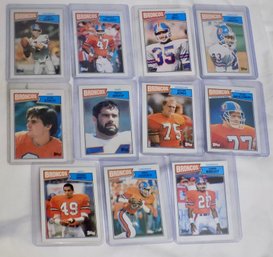 Denver Broncos Sports Cards Topps 1987
