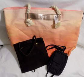 Victoria Secret  Overnight Bag  &  2 Accessory Bags