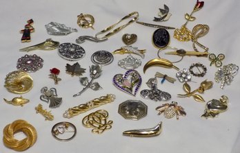 Collection Of Beautiful Brooches
