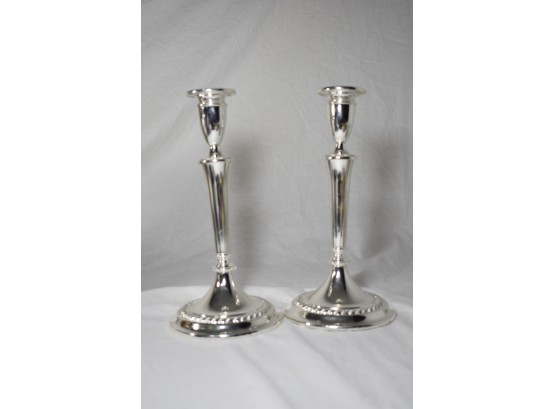 A Beautiful Pair Of Candlesticks From England