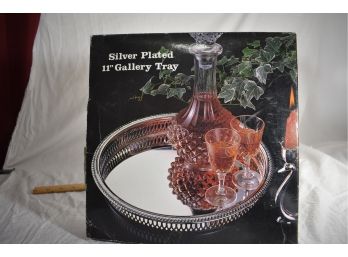 11 Inch Silver Plated Gallery Tray New In Box