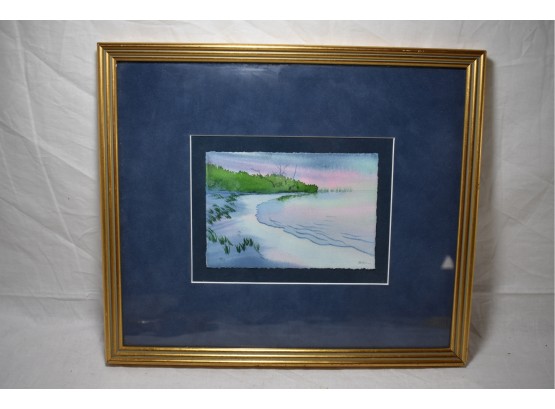 Beautiful Original Work Of A Tropical Landscape By Bill Renc