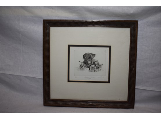 Framed Matted Numbered And Signed Lithograph Of The Pierce Stanhope