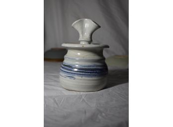 Signed Glazed Ceramic Pot