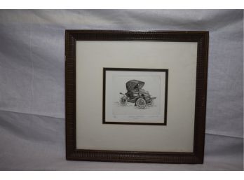 Framed Matted Numbered And Signed Lithograph Of The Pierce Stanhope