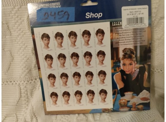 Audrey Hepburn Stamp Sheet