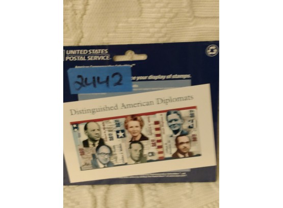 American Diplomats Stamp Sheet