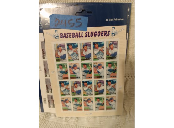 Baseball Stamp Sheet