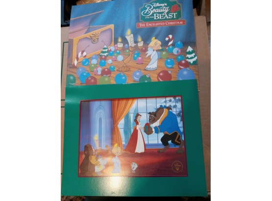 Beauty & The Beast's Enchanted Christmas Lithograph