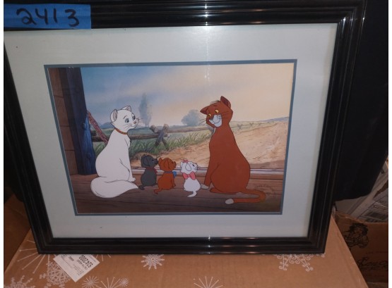 The Aristocats Framed Lithograph