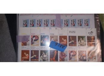 4 Envelopes Assorted Stamps