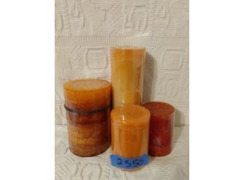 4 Various Sized Candles