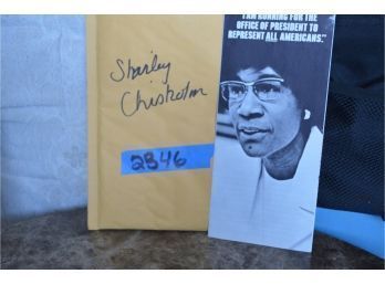 Shirley Chisholm Flyer And Pins (1 Of 3)
