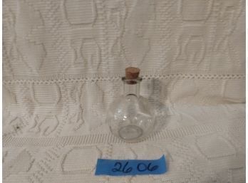 Small Glass Bottle With Cork